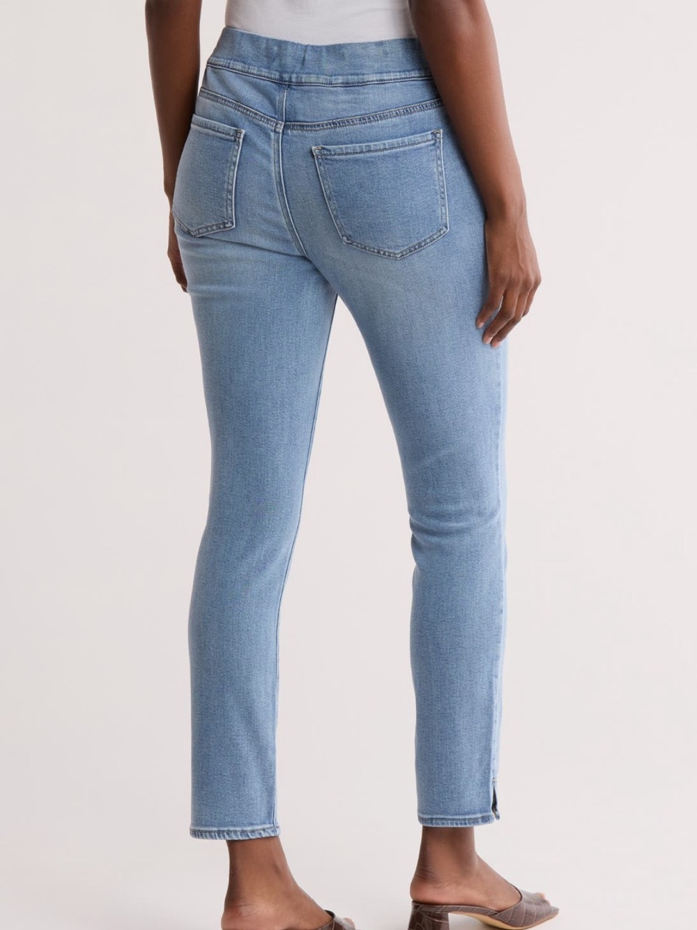NYDJ Alina Blue Skinny Jeans Denim Leggings Pull On Women’s Medium